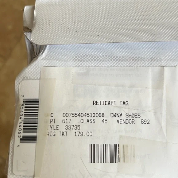 DKNY Black Lace-Up Chunky Heel Ankle Boots - Picture 4 of 5